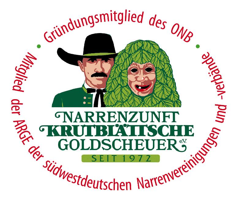 Logo Narrenzunft Krutblättsche Goldscheuer e.V.