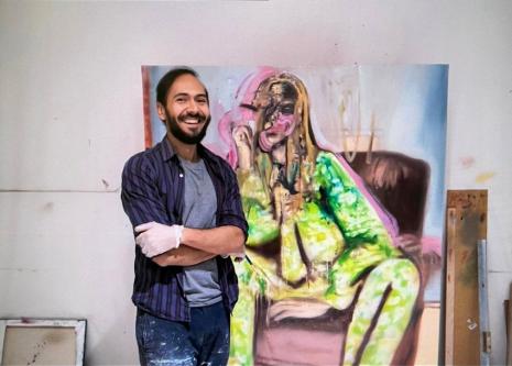 Leonardo Vargas im Atelier.