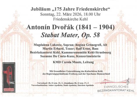 Plakat Antonín Dvořák - Stabat Mater, Op. 58 