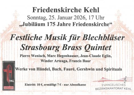 Plakat Strasbourg Brass Quintet