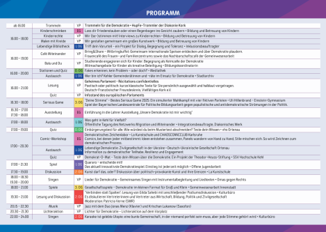 Programm: Einklang in Vielfalt